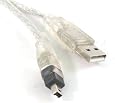 USB 2.0 to IEEE 1394 Firewire 4 Pin 4 feet Extension Cable for Digital Camer or camcorder