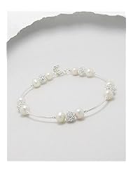 Fresh Water Pearl Bracelet In 92.5 Sterling Silver