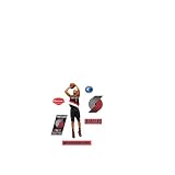 Brandon Roy Portland Trail Blazers Fathead Jr. Wall Decal