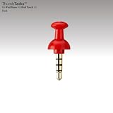 Switcheasy ThumbTacks Microphone for iPod Nano 4G, Touch 2G, and iPad  (Red)