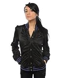 Fenchurch The Gwen Satin Bomber Jacket,Light Jackets for Women