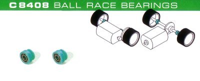 Scalextric 500008408 - Race Kugellager 2-St&uuml;ck, Rennbahnhzubeh&ouml;r Preisvergleich