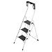Hailo 4343-001 Safety Plus 330-Pound Capacity Step Stool, 3-Step