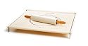 Pastry Frame with 100% Cotton Pastry Cloth and Rolling Pin Cover