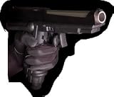 Tiberius Arms Tiberius 8 Pistol Paintball Gun - Black with SILVER BARREL