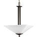 Progress Lighting P3906-74 2-Light North Park Inverted Pendant, Venetian Bronze