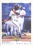 Darrell Whitmore, Kinston Indians - Indians Affiliate Autographed Card