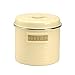 Typhoon Tin Canister with Labels - Cream