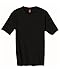 Hanes Heavyweight Tagless Pocket Tee, Black, Large