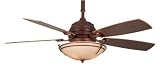 Fanimation Ceiling Fans Hubbardton Forge Presidio Tryne Model HF6600MH in Mahogany. Indoor fan.
