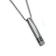 Tungsten Carbide Pendant with 22" Steel Bead Chain