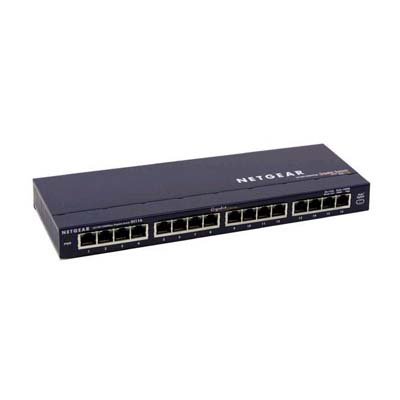 NETGEAR Switch 16 Port EN Fast EN Gigabit EN External Wired 1 GBps