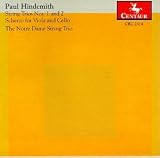 Hindemith: String Trios 1 & 2 / Scherzo
