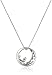 Amazon Collection Sterling Silver Mother-and-Child Silhouette Pendant Necklace, 18