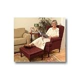 Risedale Ottoman to match Risedale Uplift Chair - Color Cabernet