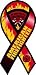 American Firefighter 2-in1 Ribbon Magnet