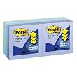Post-it&reg; Notes, Original Pop-up Refill, 3 Inches x 3 Inches, Assorted Aquatic Colors, 12 Pads per Pack