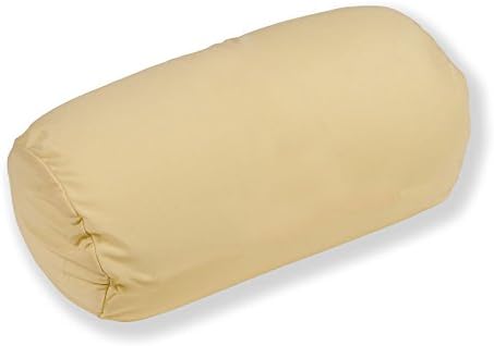 Microbead Bolster Pillow - Cream * No Removable Cover * Squishy Soft * Hypoallergenic and Dust Mite Resistant