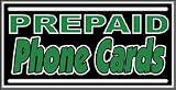 Prepaid Phone Cards Lightbox Sign