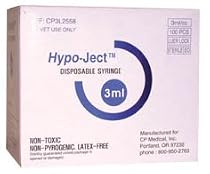 Economy Syringes with Needles 3cc LL 25x5/8 Box/100