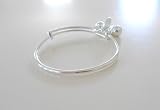New 925 Sterling Silver Baby/ Infant Anklet-Baby Bracelet-Baby Shower favors-Gift for Your Lovely Baby-Gorgeous Anklet Great Look for Your Baby's Feet(B-12)Two function: can use it as anklet or bracelet-Decoration of our anklet may vary based on different shipment!