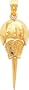 14K Gold Moveable Horseshoe Crab Charm