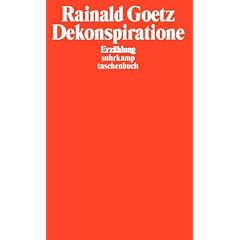 Dekonspiratione: Erz�hlung (suhrkamp taschenbuch)