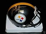 JACK HAM SIGNED AUTOGRAPHED PITTSBURGH STEELERS MINI HELMET W/ HOLOGRAM + COA