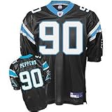Carolina Panthers Julius Peppers Replica Youth Team Color Jersey, Size= Small