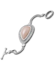 7.5" Pink Opal Toggle Bracelet