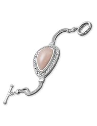 7.5" Pink Opal Toggle Bracelet