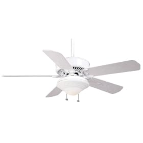 Casablanca 66D11G Panama Snow White Outdoor 50" Ceiling Fan with B527-11 Blades