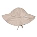i play. by green sprouts Baby Brim Hat | All-Day UPF 50+ Sun Protection for Head, Neck, & Eyes, Khaki, 0-6 Months