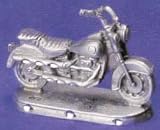 Diamond-Cut Motorcycle Sculpture