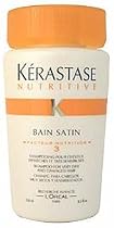 Kerastase Nutritive Bain Satin 3 Complete Nutrition Shampoo for Very Dry and Sensitized Hair, 8.5-Ounce Bottle