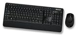 Microsoft Wireless Desktop 3000 - Tastatur - drahtlos - 2,4 GHz - Maus - kabelloser Empfänger (USB) - Englisch - Großbritannien und Nordirland (MFC-00007)