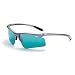 Bolle Warrant Sunglasses - Plating Titanium - Competivision Gun + Polarized TNS - 107...