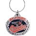 Baltimore Orioles Oval Pewter Keychain