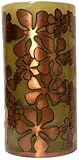 California Candle Arts & Crafts Candle With Floral Metal Sleeve