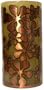California Candle Arts & Crafts Candle With Floral Metal Sleeve