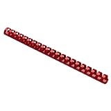 Produkt-Bild: Hama Plastikbinder&uuml;cken rund mit 21 Ringen 19 mm (25 St&uuml;ck) rot