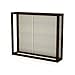 Waddell 890K-PB-EK Heirloom Wall Or Top Case with Mirror Back44; Oak Finish