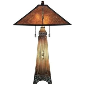 Mica Table Lamps on Amber Mica Table Lamp   Amazon Com