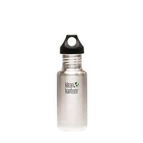 Klean Kanteen Stainless Steel Water Bottle with Poly Loop Cap (18-Ounce)