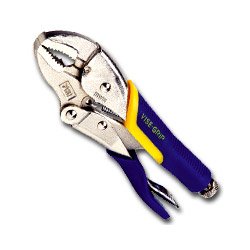 Irwin 07SG 7WR Vise Grip 1-1/2-Inch Jaw Capacity 7-Inch Curved Jaw Soft Grip Vise Grip with Wire Cutter
