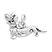 dachshund3 - Dog Breed Dachshund Charm Sterling Silver Head Moves