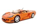Saleen S7 Diecast Model Orange 1:18 Die Cast Car