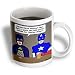 Search : Super Hero Parody with Batman and Captain America at the bar - 15oz Mug