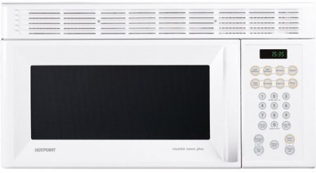 Hotpoint RVM1535DMWW 1.5 Cu. Ft. Over the Range Microwave Oven - White Hotpoint RVM1535DMWW 1.5 Cu. Ft. Over the Range Microwave Oven - White