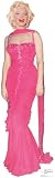 Marilyn Monroe Lifesize Cutout in Pink Gown